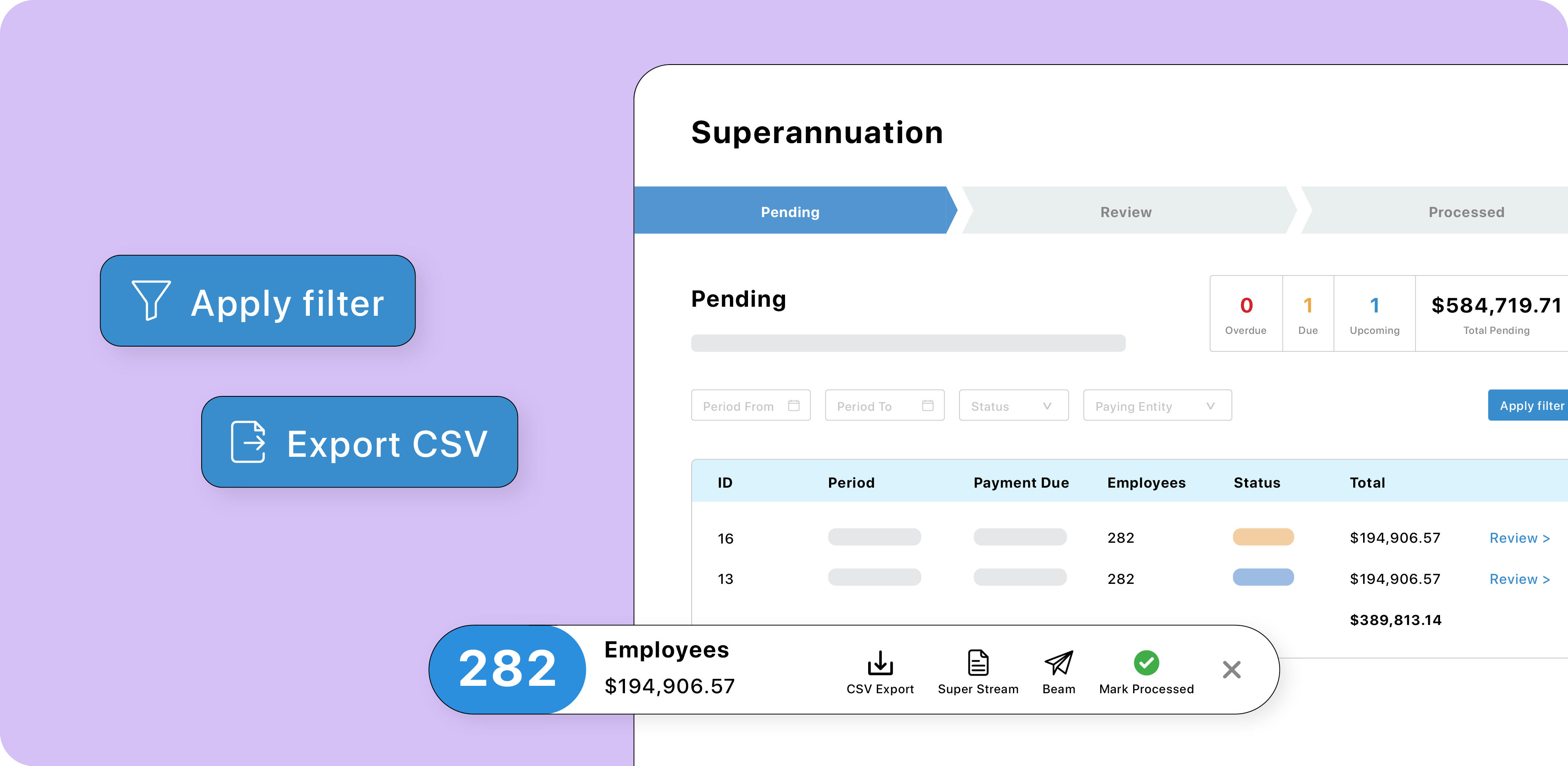 Superannuation and payroll software from foundU